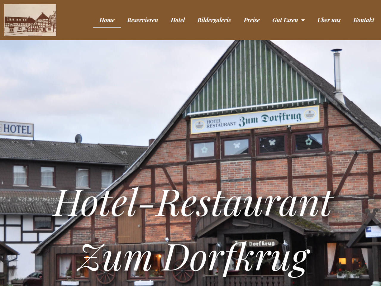 Screenshot Hotel um Dorfkrug